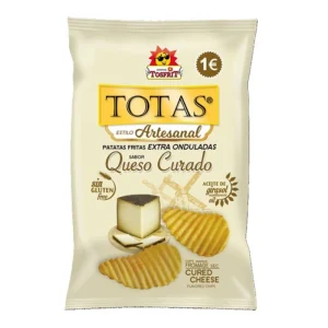 bolsa de patatas queso curado