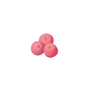 Malvavisco redondo y esponjoso de la marca italiana Bulgari en color rosa fucsia vibrante, nube de azúcar cilíndrica de alta calidad y sin gluten para fiestas modernas y mesas dulces