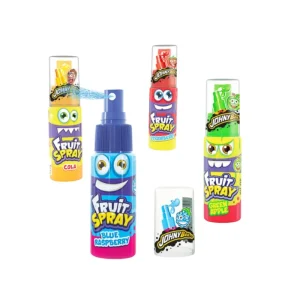 Caramelo en spray con sabor a fruta